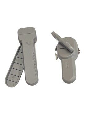 Kuhn Rikon 2 Piece Compact Can & Jar Opener Set K84158 NEW GREY